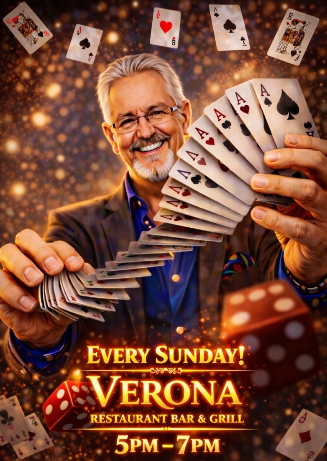Magic Nights at Verona — Every Sunday 5pm-7pm