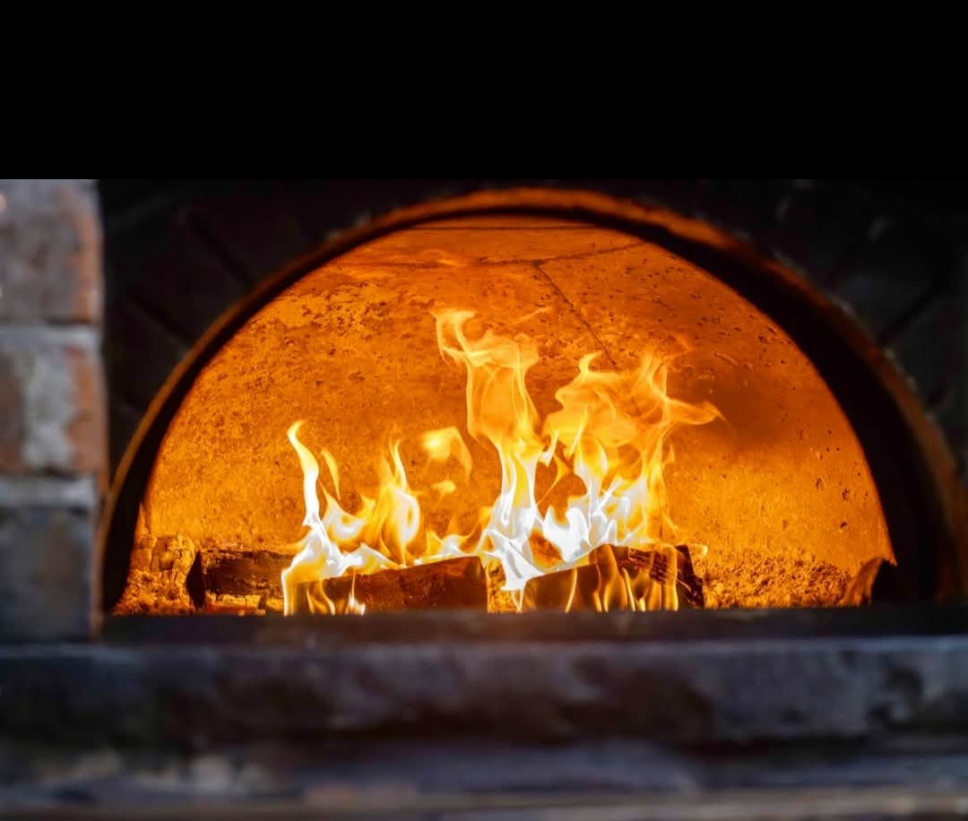 Wood-fired oven at Verona Kitchen & Bar